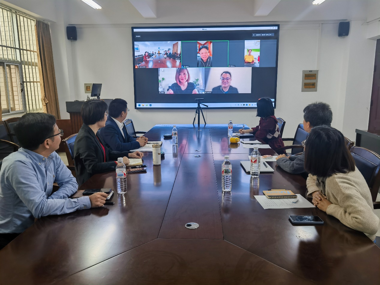 深化合作 携手发展——金莎js9999777的网址与马来西亚理工大学举行线上视频交流会